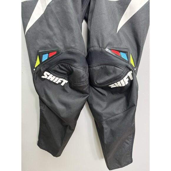 Shift Whit3 Ninety Seven Trac Pants Black/White ADULT Size 40 Utility Pocket - Picture 2 of 11
